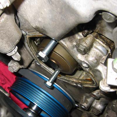 How to change water pump in 96 nissan maxima #3